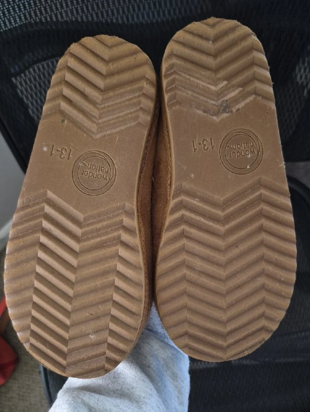 wonder nation Tan Slip-On Casual Shoes